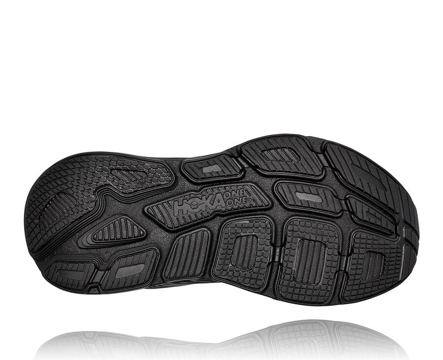 Hoka Australia One One Bondi 7 - Womens Running Shoes Black - PXHEL-7304